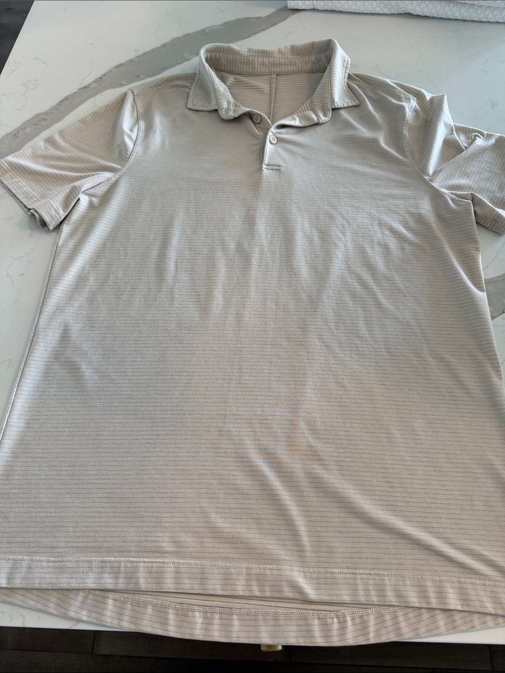 lululemon athletica Men's Polo in Light Taupe